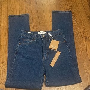 Reformation - liza high rise straight jeans